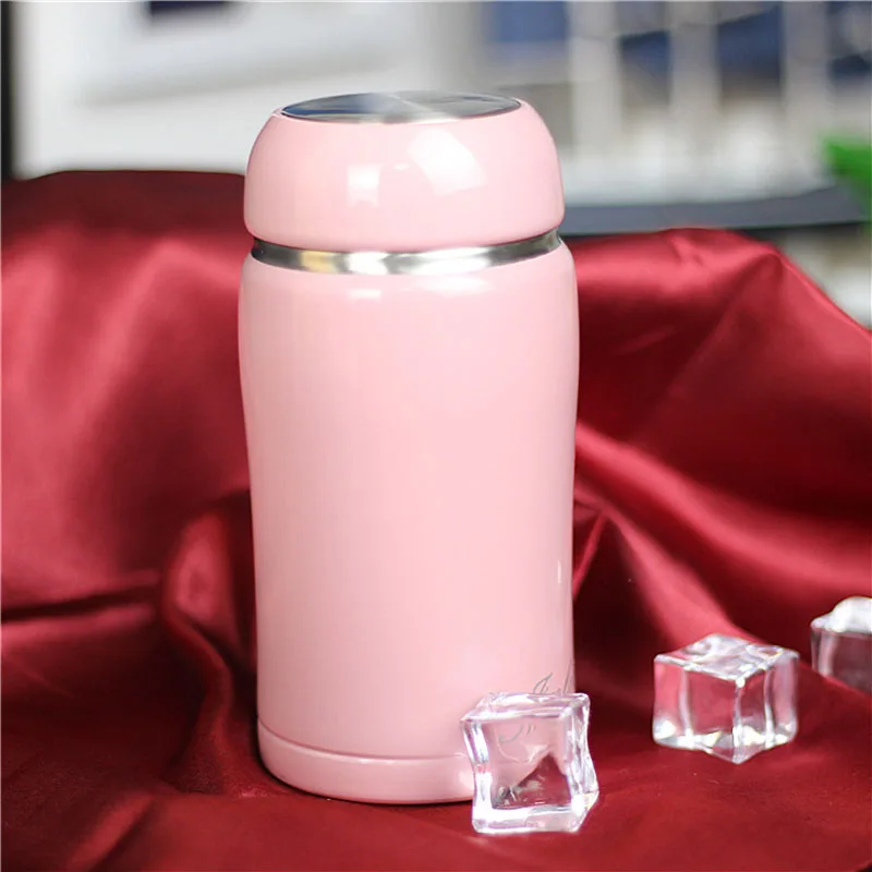 Симпатичный термос из нержавеющей стали кофейная чашка портативная бутылка для