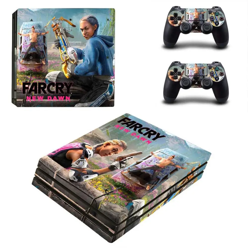 Far Cry New Dawn PS4 Pro наклейка PS 4 Play station виниловая s для playstation консоль и контроллер| |
