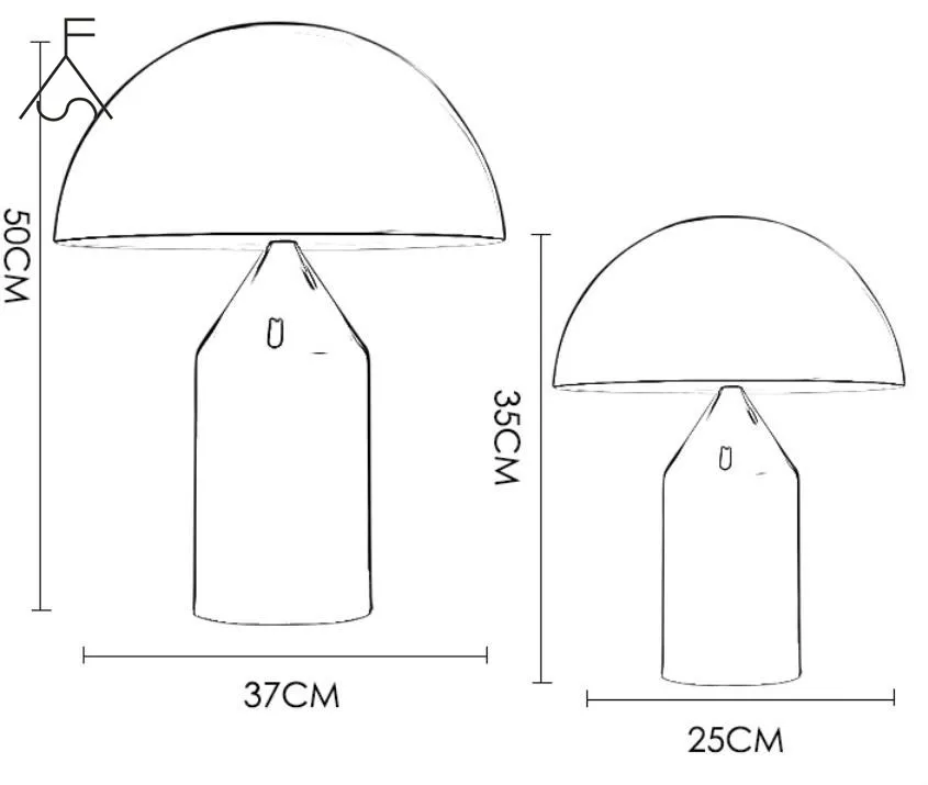

Minimalist Postmodern Light Bedroom Study Table Light Nordic Personality Creative Mushroom Table Lamps Free Shipping