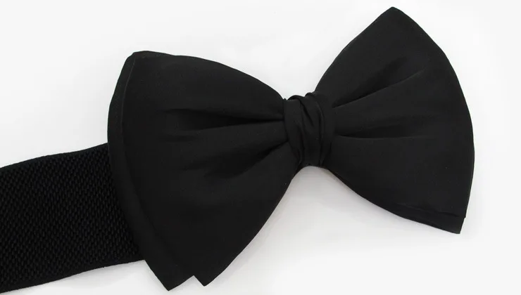 Женский элегантный эластичный пояс Kasure с большим бантом женский однотонный