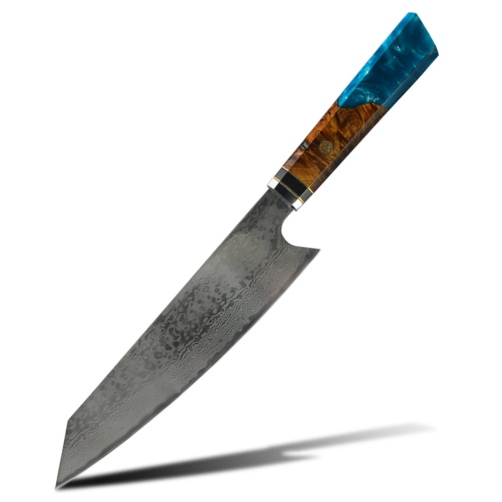 MYVI дамасский нож шеф повара 8 дюймов Gyuto Kiritsuke японский кухонный Кливер нарезка