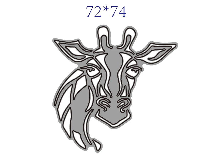 

Giraffe Shape Metal Cutting Die DIY for Scrapbooking Decoration Crafts