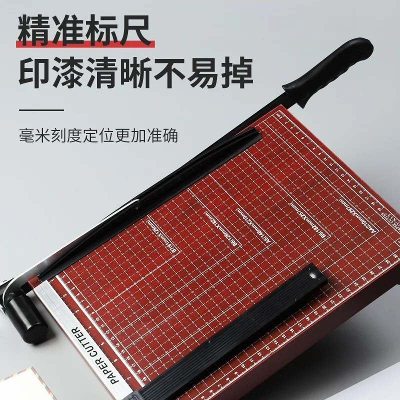 

1PC A3QZD Iron Metal Ream Guillotine 17" A3 Size Stack Paper Cutter Paper Cutting Machine Photo Paper