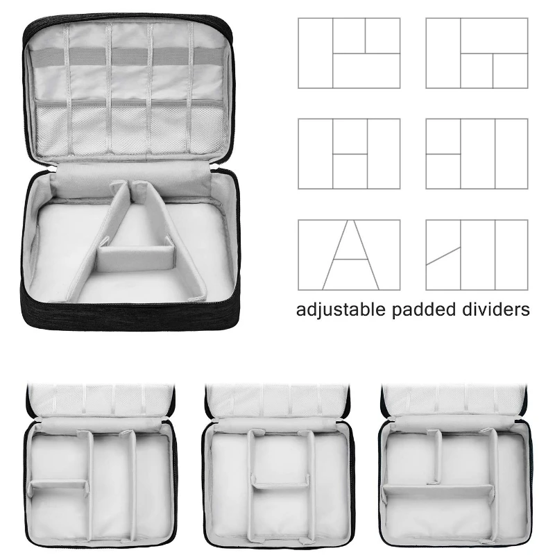 Сумка для хранения кабелей водонепроницаемый органайзер внешних аккумуляторов