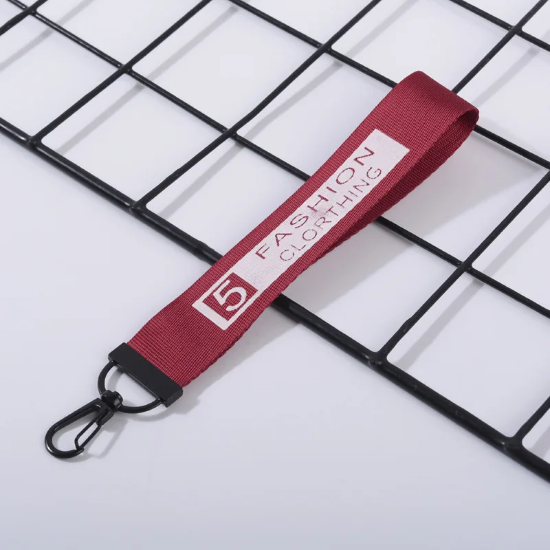 Модные буквы ленточный брелок креативная ткань id карта мобильный телефон