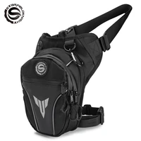 motorcycle drop leg bag motorbike waist bag sport portable black reflective waterproofmobile phone purse fanny pack bags unisex