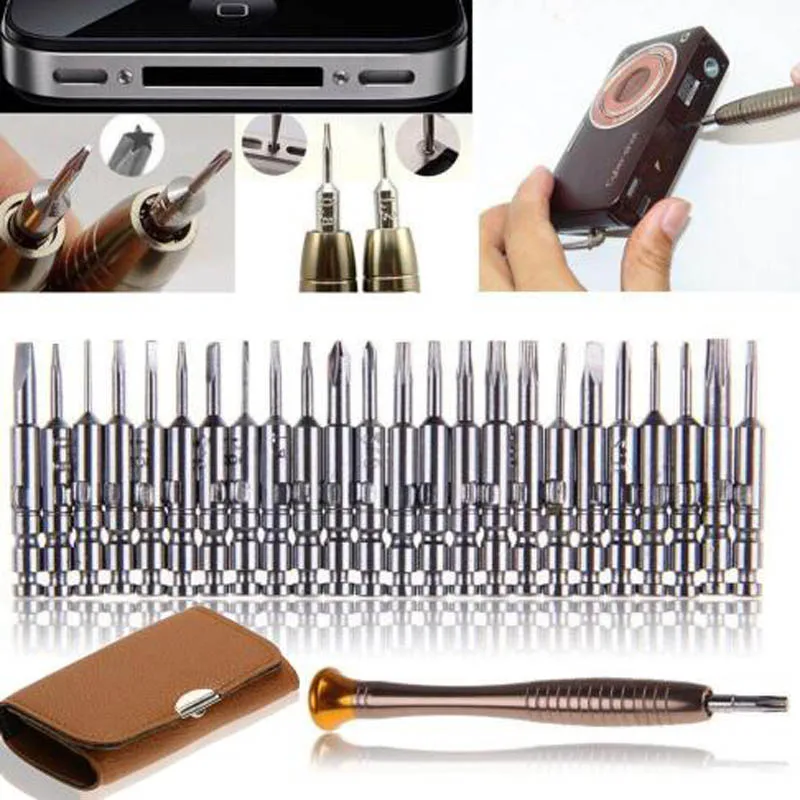 

New Mini Precision Screwdriver Set 25 in 1 Electronic Torx Screwdriver Opening Repair Tools Kit for Watch Tablet