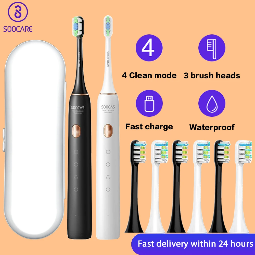 

Xiaomi SOOCAS Sonic Electric Toothbrush Smart toothbrush ultrasonic automatic Tooth brush USB fast charging adult waterproof 5