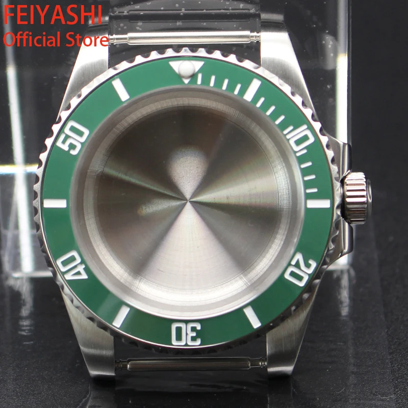 40mm Case Men's Watch 316L Stainless Steel Sapphire Glass For Seiko nh35 nh36 Eta 2824 Miyota 8215 Movement 28.5mm Dial Daytona