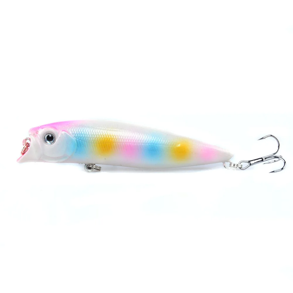 

1pcs 9.2cm/11.5g Popper Fishing Lures 3d Eyes Bait Crankbait Wobblers Tackle Isca Artificial Surface Bait