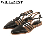 willzest flat sandals gladiators footwear womens summer large size luxury shoe woman designers comfort roman fashion open heel