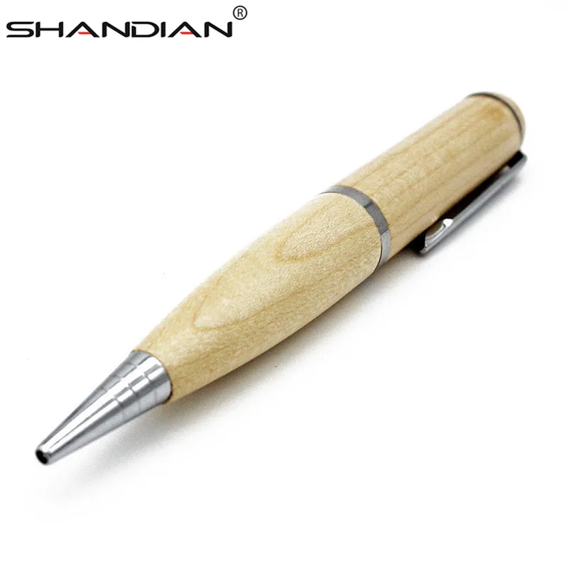 Ручка шариковая SHANDIAN деревянная с подарочной коробкой флэш-накопитель usb флешка 4
