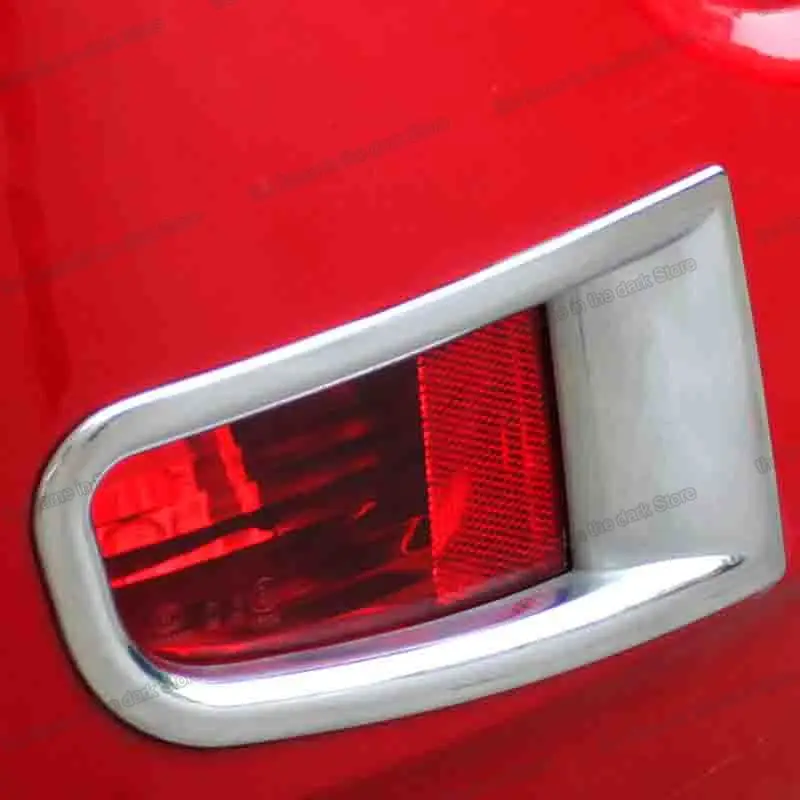 Lsrtw2017 Блестящая серебряная рамка из АБС пластика для заднего фонаря автомобиля