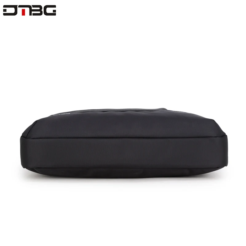 DTBG Классическая деловая сумка для ноутбука одноцветная черная офисная