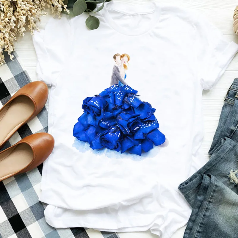 

Sunflower Girl Print T Shirt Women Short Sleeve O Neck Loose Tshirt Women Tee Shirt Tops Female Clothes Camisetas Mujer
