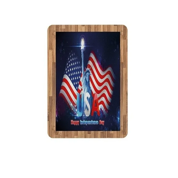

Country National Flag Tin Sign America Landmark Building Metal Poster Iron Paint