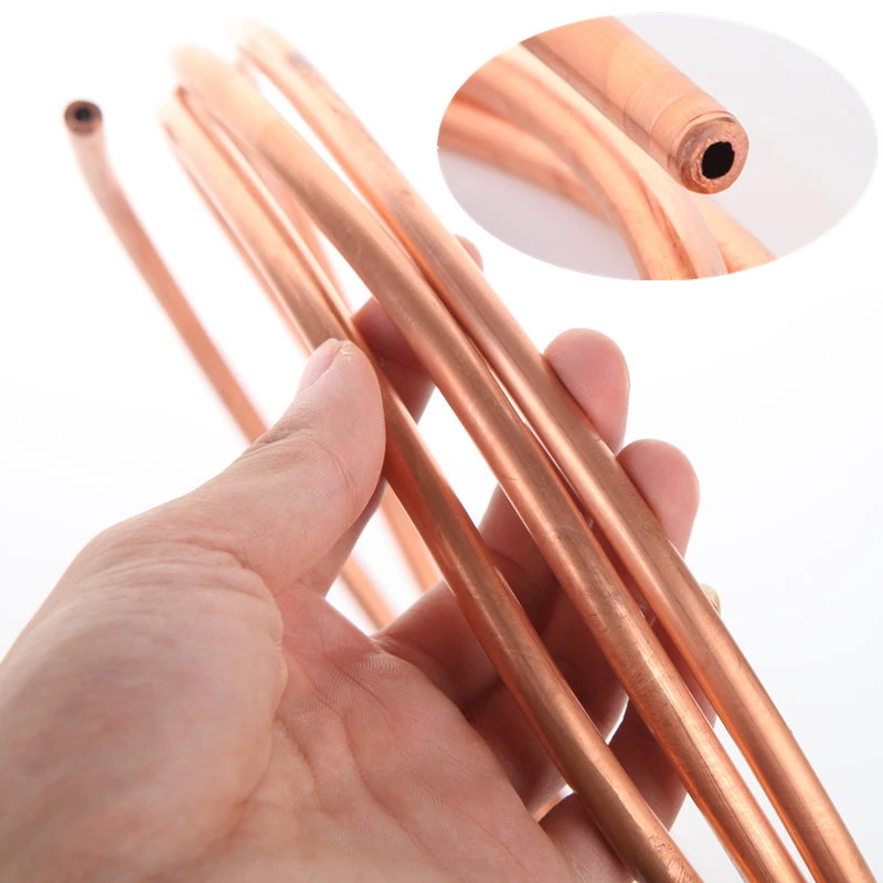 

Copper Coil 2/3/4/6/8/10/12/16/19mm Copper Tube Air Conditioning Copper Tube T2 Soft Copper Tube