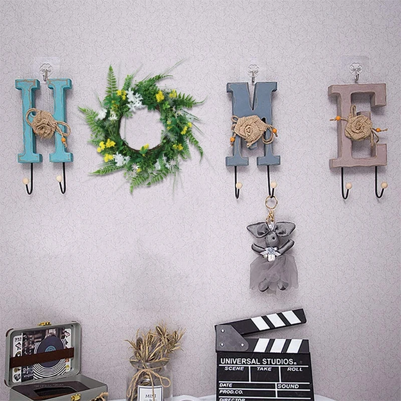 

Artificial Winter Jasmine Spring Flower Wreath Decoration For Wedding Front Door A9LB