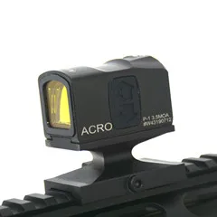 Black w high mount Красный точка рефлекторный прицел Aim Acro P1 для пистолета RMR голографический прицел охотничий оптический прицел - Цвет: Black w high mount