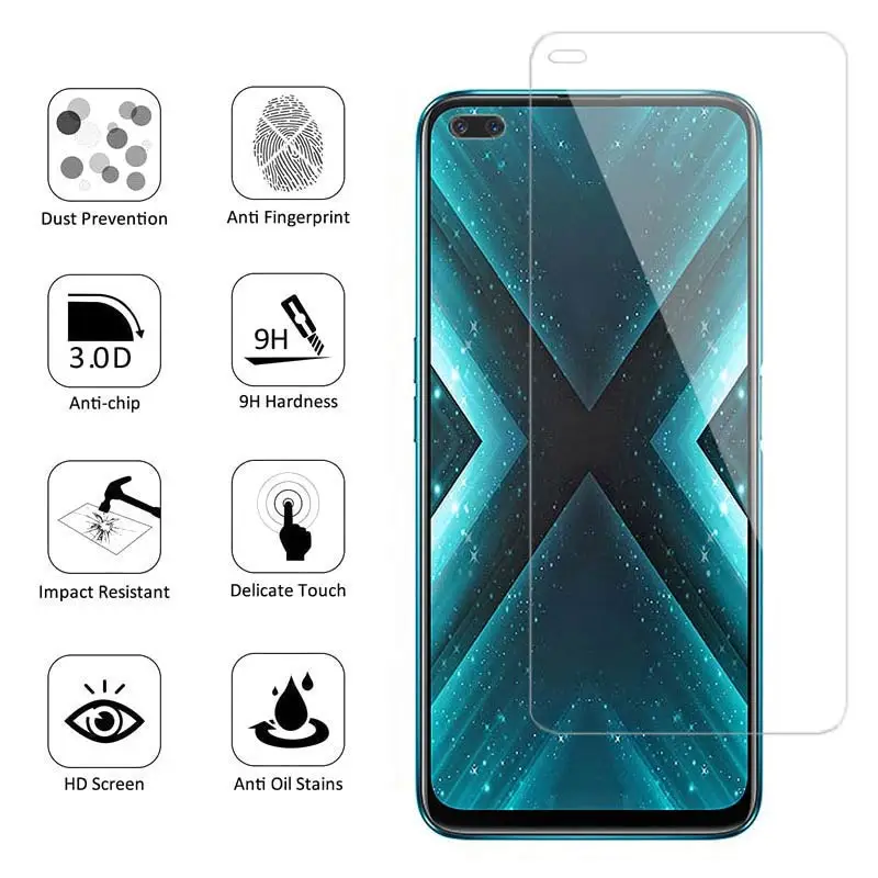 Закаленное стекло 4 в 1 для Huawei Honor 20 Pro Lite 20I защита экрана Защитное объектива