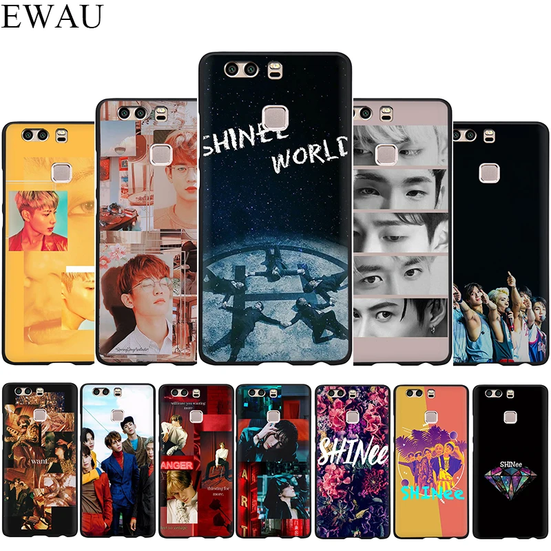 Силиконовый чехол для телефона SHINee KPOP Boy group Huawei P8 P9 P10 P20 P30 Lite Mini Pro P Smart Z