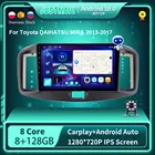 JUSTNAVI Android 10,0 для Toyota DAIHATSU MIRA 2013-2017 автомобильное радио BT навигация мультимедийный видеоплеер GPS OBD Carplay IPS 9 дюймов
