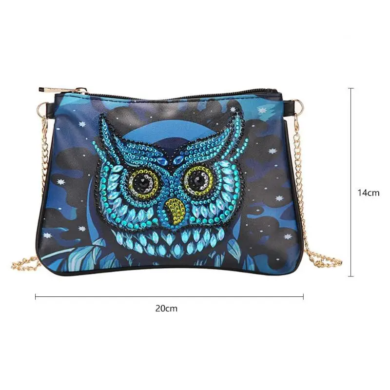 Поделки специальная форма алмазная живопись сова птица Бабочка молния цепь