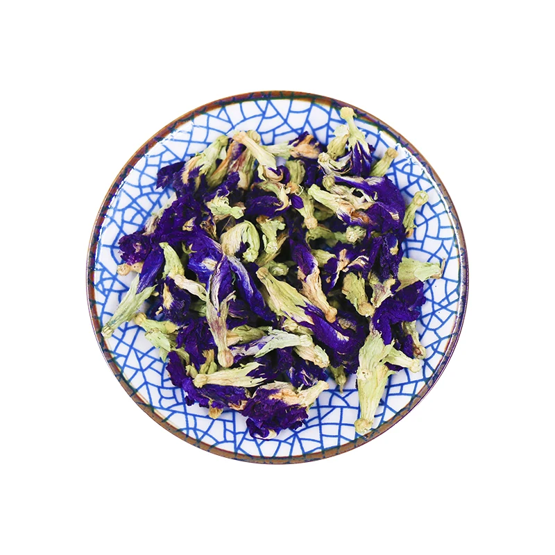 Тайланд синяя бабочка Горох цветочный чай высушенный Clitoria Terna зеленая еда для