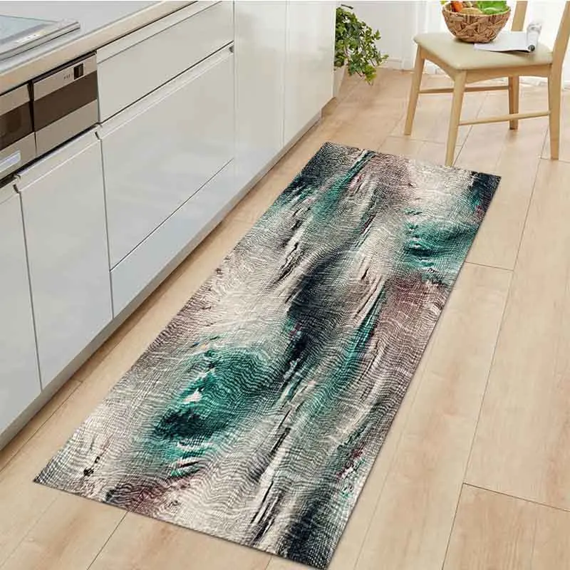 Домашний Противоскользящий кухонный коврик современный ковер для ванной