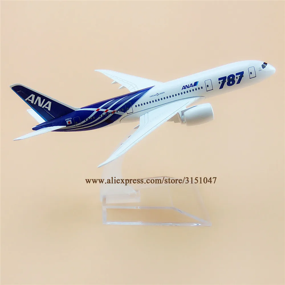 Air Japan ANA Airlines Boeing 787 B787 Airways модель самолета из сплава металла литья под давлением