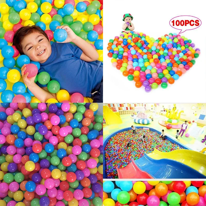 

50Pcs Eco-Friendly Colorful Soft Plastic Water Pool Ocean Wave Ball Baby Child Swim Pit Toy