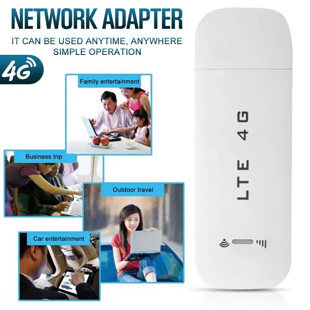Разблокированный LTE роутер 4G Sim карта данных USB 3G Wi Fi Беспроводной автомобильный