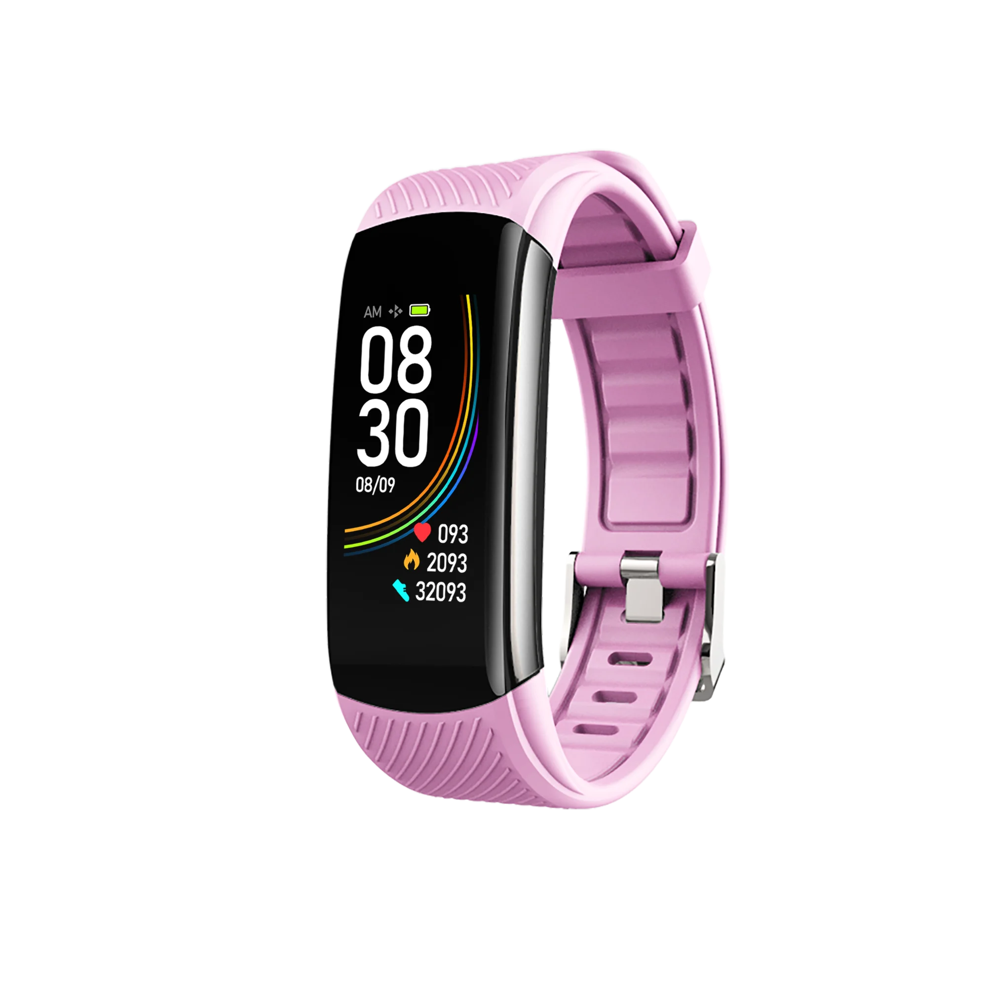 C6T smart watch smart bracelet body temperature and blood pressure monitoring mobile phone camera control for Android Apple