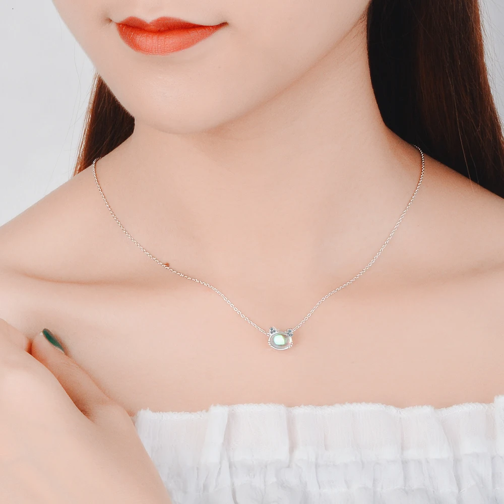 2019 Новые ожерелья с лунным камнем и кулоны для женщин модные ювелирные изделия из