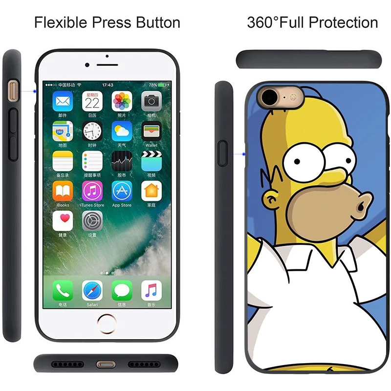 Мягкий ТПУ силиконовый чехол для телефона iPhone 11 Pro Max X XS XR 8 7 6 5 s Plus защитный