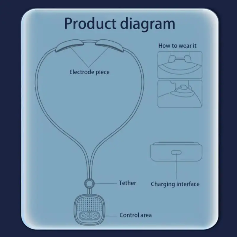 Интеллектуальный массажер для шеи импульсный беспроводной триггерный Массажер
