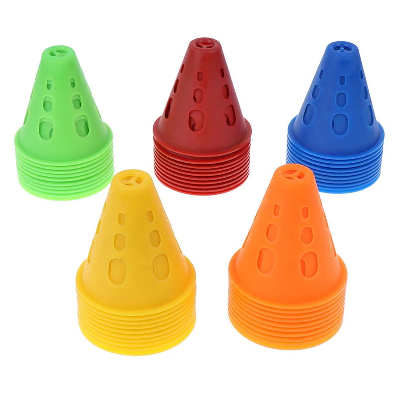 

5/10pcs Soccer Trainning Cone Stadium Marking Agility training Marker Free Slalom Skate Pile Cup Football Training Equipment