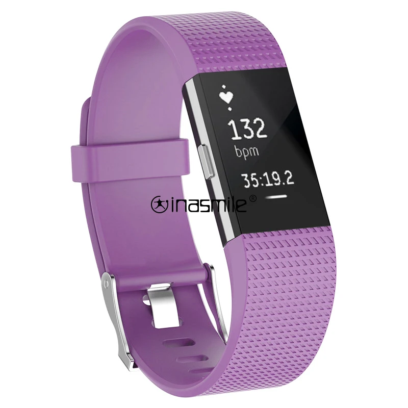 Потрясающий цветной ремешок для браслета FitBit Charge 2 браслет для Charge 2 ремешок для Charge 2 correa браслет - Цвет: light blue