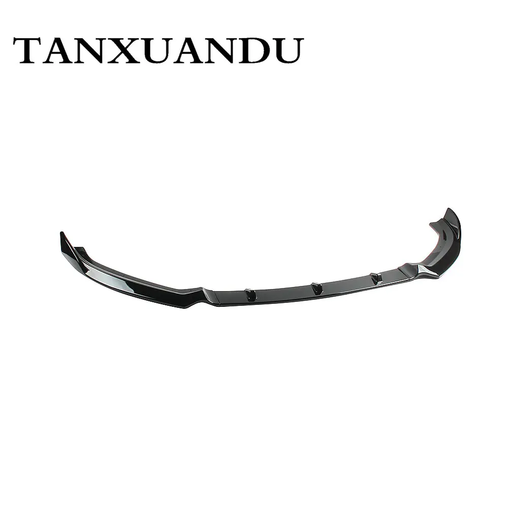 1026 роспись черный глянец 3 ступенчатый передний бампер спойлер днища крыло Спорт