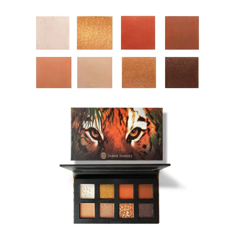 8 цветов матовые тени для век Палитра телесный минералы Профессиональные Тени