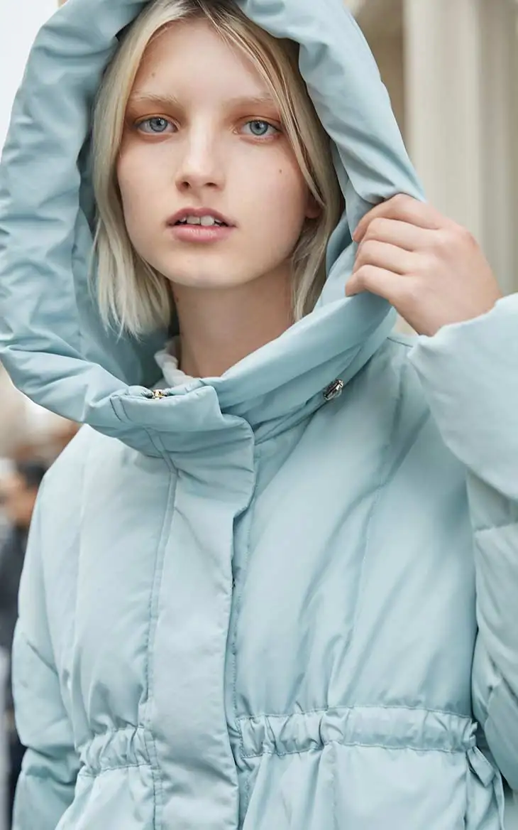 Vero Moda женский Двусторонний пуховик с капюшоном на шнуровке | 319423513