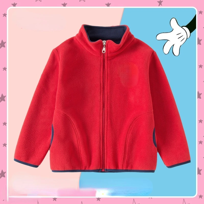 

Girls Autumn and Winter 2021 New Polar Fleece Children's Foreign Style Coat Padded Warm Women