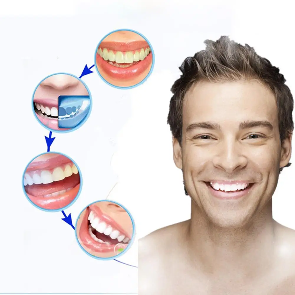 

RtopR 4pcs Night Mouth Guard Gum Shield for Bruxism Teeth Protector Whitening Grinding Bites Brace