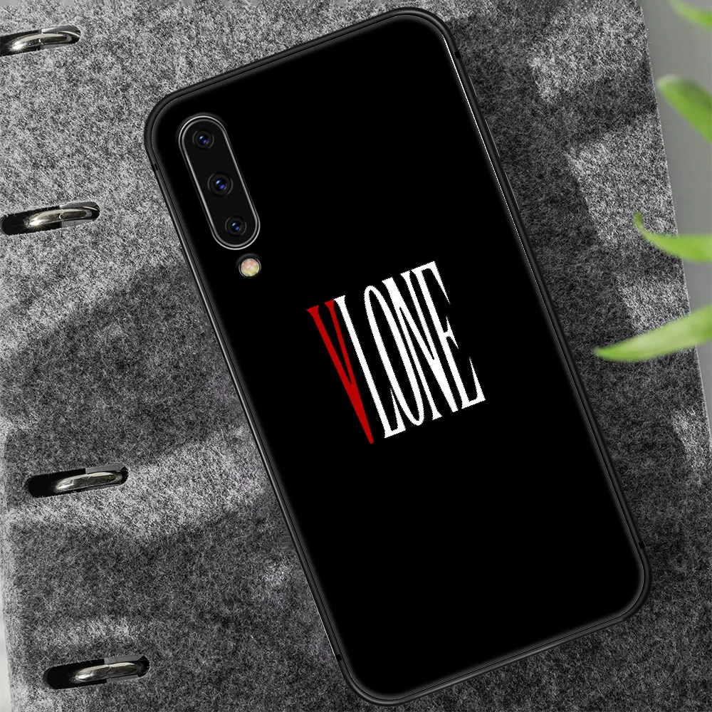 

American trend Vlone Phone Case Cover For Samsung Galaxy A10 A11 A20 E A21 A30 A40 A41 A50 A51 A70 A71 A81 S 4G 5G black Cover