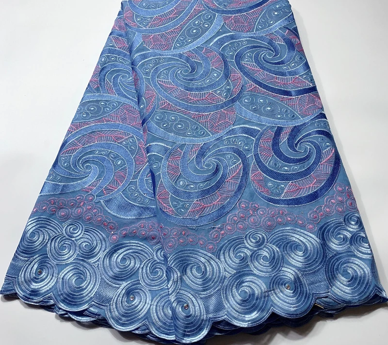 Швейцарская вуаль хлопковая кружевная ткань 2022 африканская швейцарская кружева