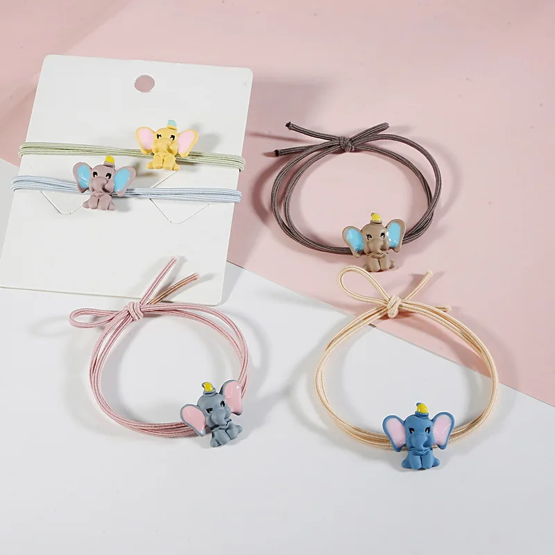 Новинка для девочек Яркие Цвета нейлон резинок маленькая свежая личность