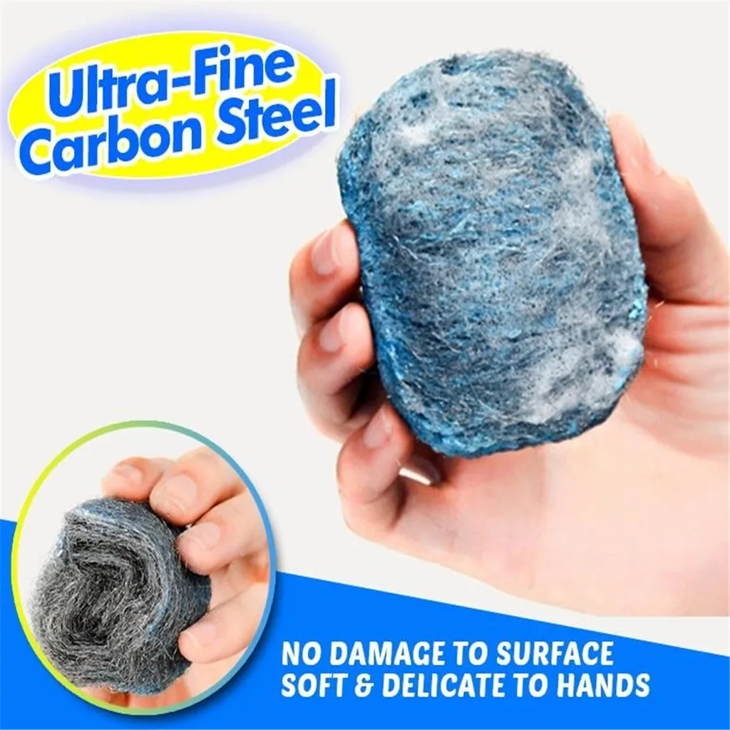 10 шт. многофункциональные стальные мыльные подушечки очищают от блестящего мыла