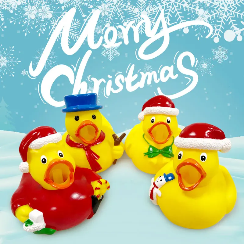 1 шт. детские игрушки для купания с кричащей уткой 4 формы сжимающая звучащая