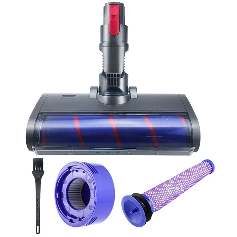 

Wireless Vacuum Cleaner Electric Floor Brush Front Filter Elements Rear Filter Elements Replacement for Dyson V7 V8 Part