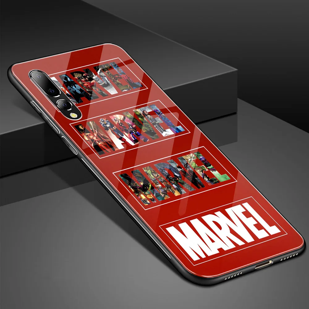 Для Xiao mi redmi note 7 Чехол из закаленного стекла Marvel чехол для телефона для redmi note 5 6 Xiaomi mi 5S 6x8 Lite mi 9 se mi x 2s DIY Чехол